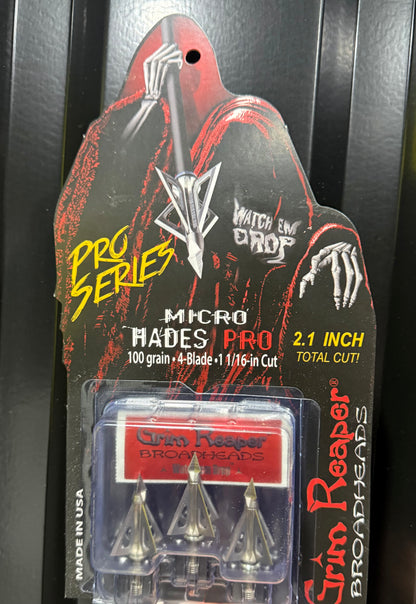 Grim Reaper Pro Series Micro Hades 4 blade (3 pk)