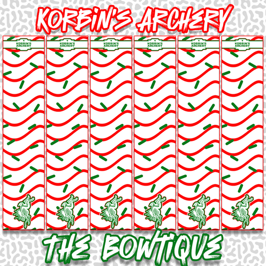 KORBIN’S ARCHERY x BOWTIQUE — TREE CAKE ARROW WRAPS