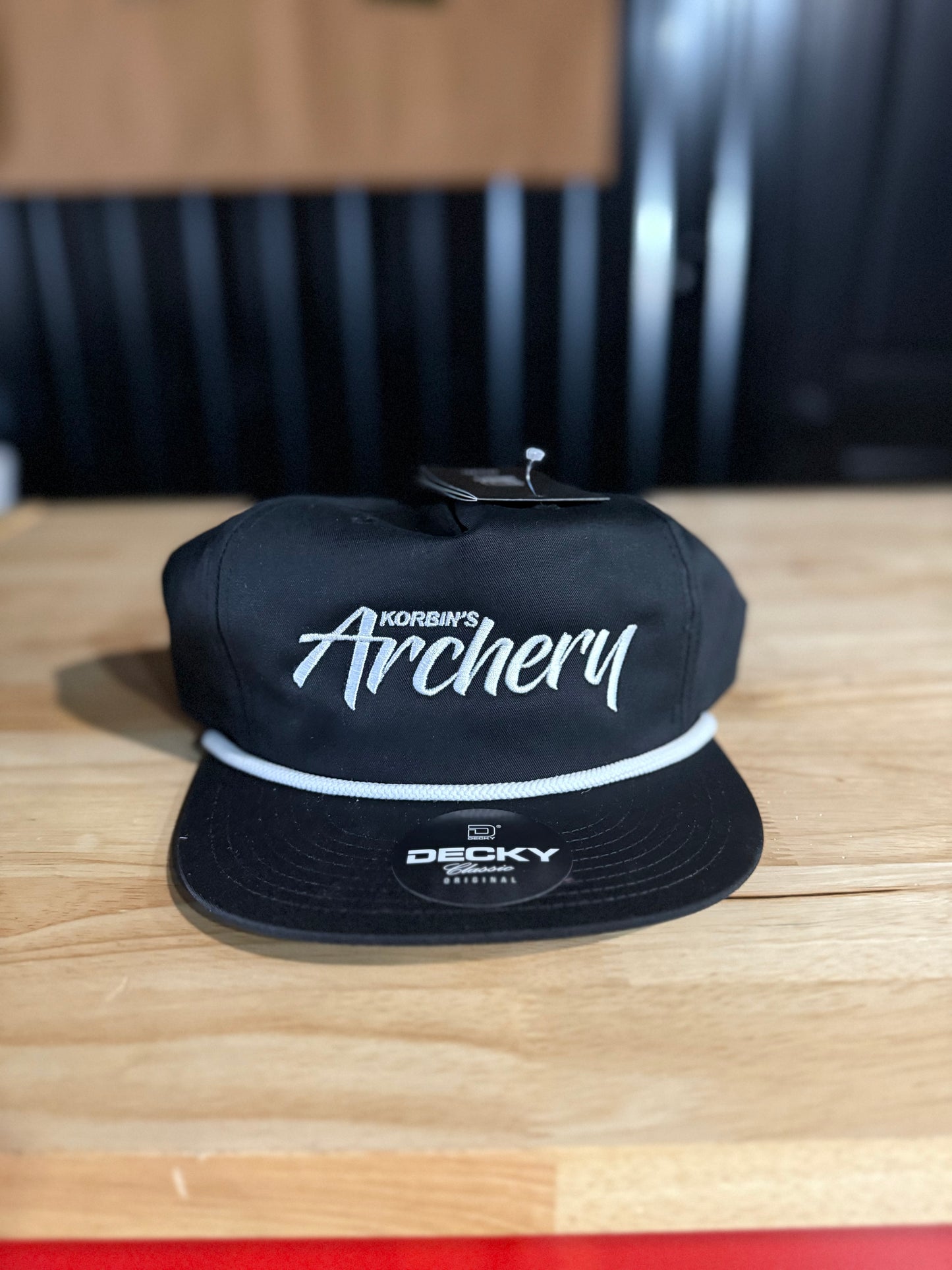 Korbin's Vintage Black Rope Hat!