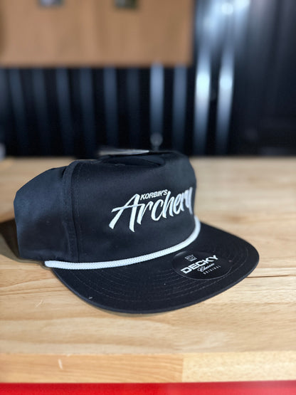 Korbin's Vintage Black Rope Hat!