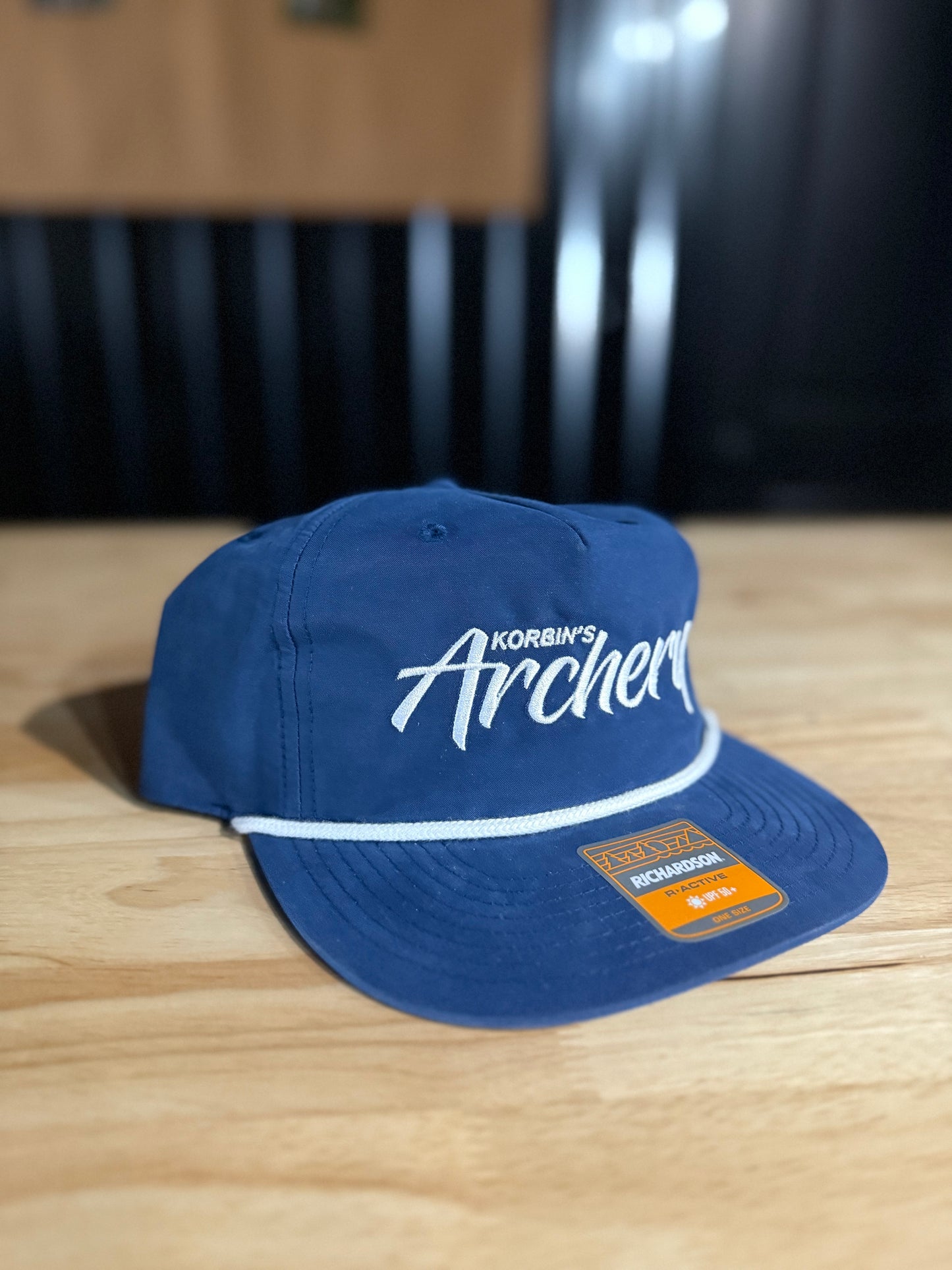 Korbin's Archery Vintage Blue Rope Hat