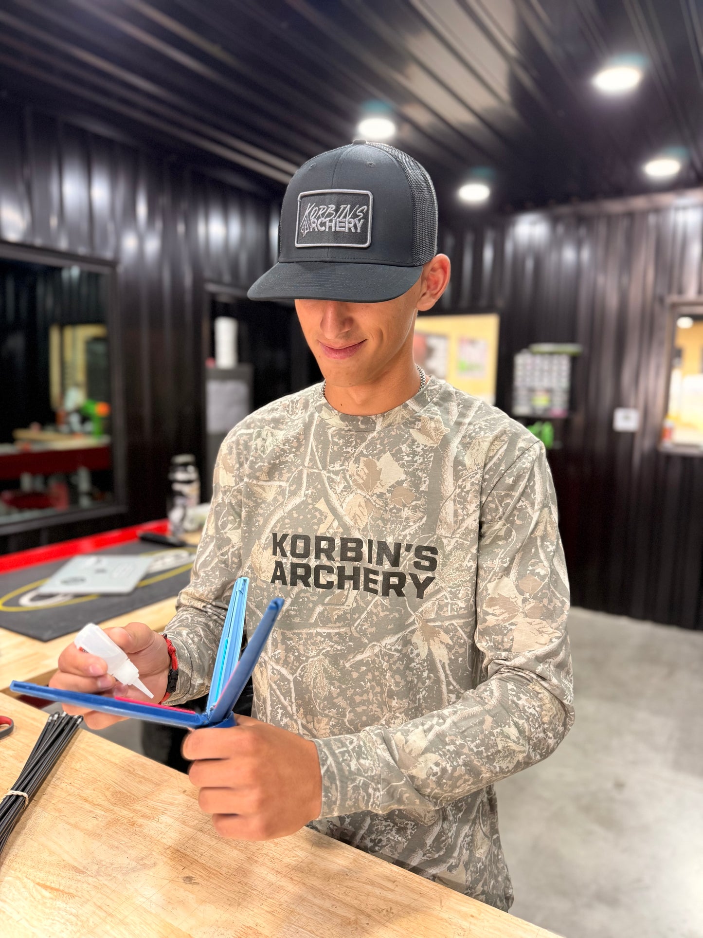 Korbin's Archery Vintage Camo Long Sleeve Shirt