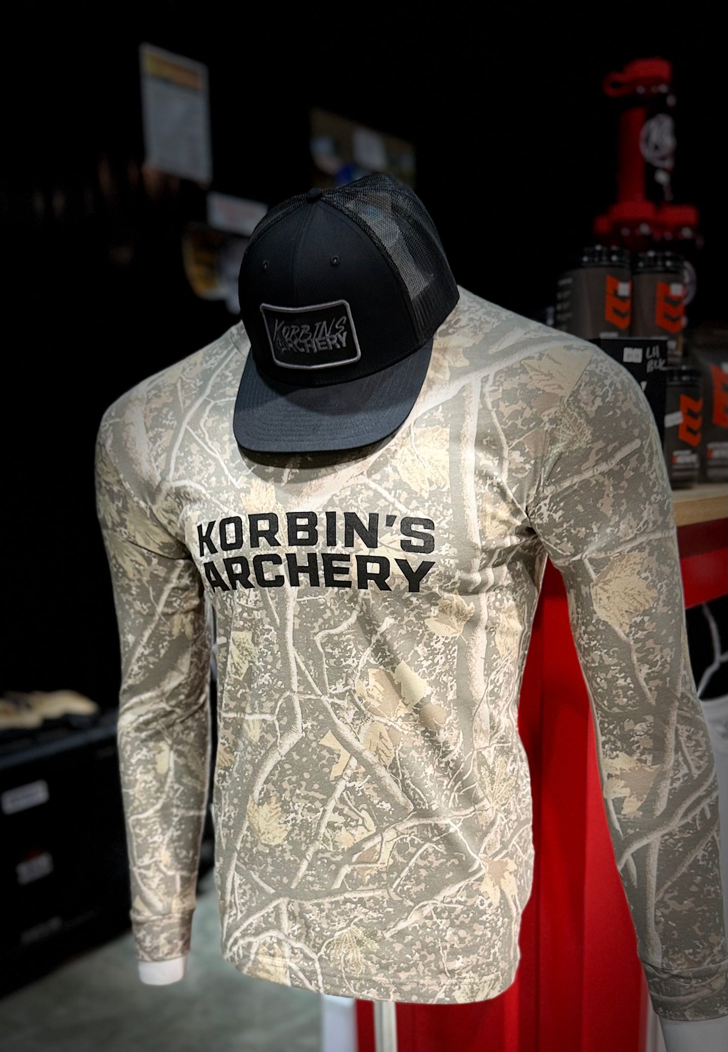 Korbin's Archery Vintage Camo Long Sleeve Shirt