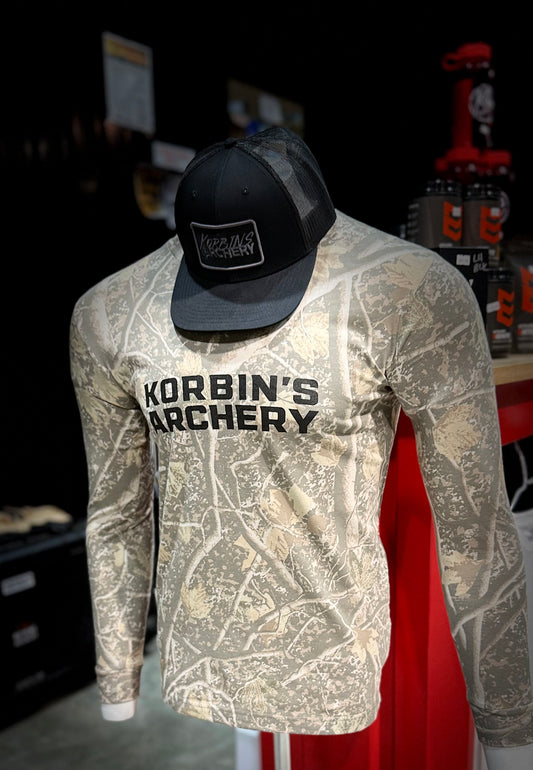 Korbin's Archery Vintage Camo Long Sleeve Shirt