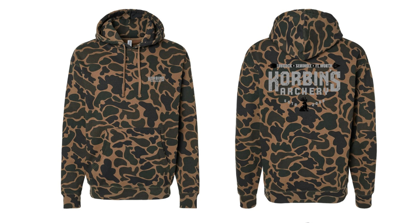 Korbins Archery Camo Hoodie
