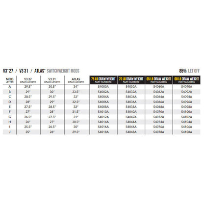 Mathews SwitchWeight Cam Mods